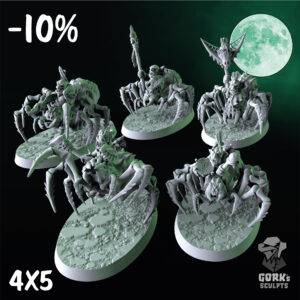 20 Goblins on spider – Printed