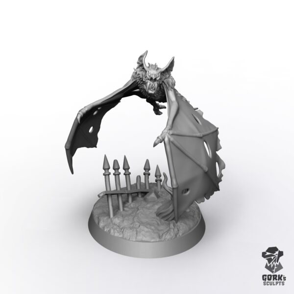 3 GIANT BATS - Proxy compatible Fell Bats – Premium Miniature for Soulblight Vampire Army
