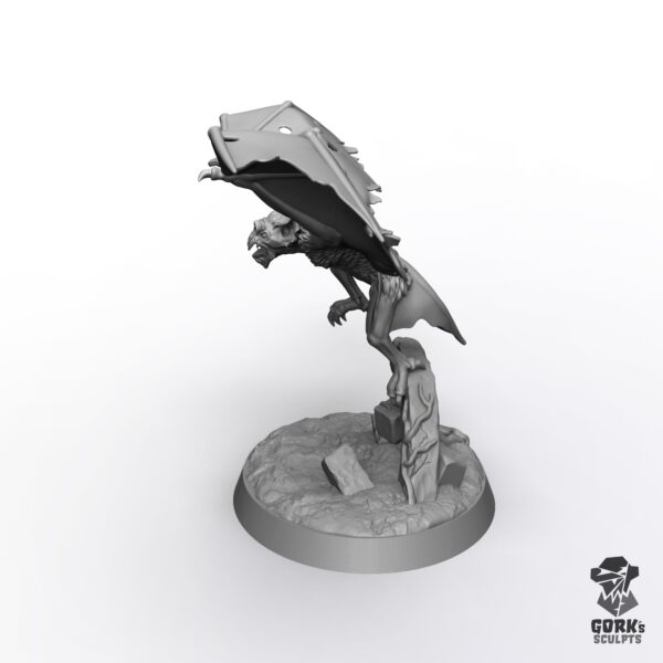 3 GIANT BATS - Proxy compatible Fell Bats – Premium Miniature for Soulblight Vampire Army