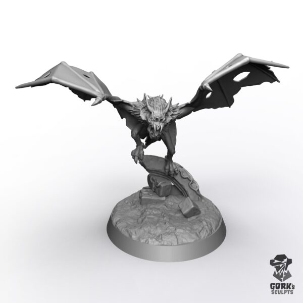 3 GIANT BATS - Proxy compatible Fell Bats – Premium Miniature for Soulblight Vampire Army