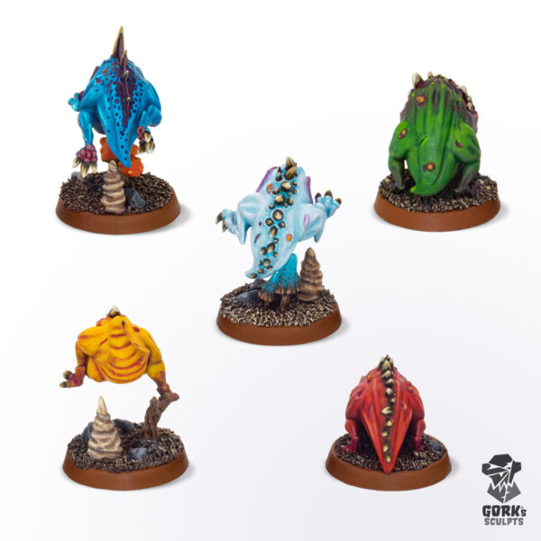 5 small cave monsters - Printed - Image 4
