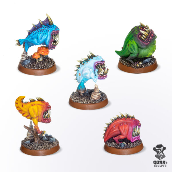 5 small cave monsters - Printed - Image 2