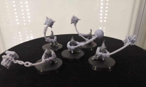 5 CHAIN BALLS + 5 bases 32mm - Printed - Image 2