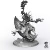 Boss Orc on Beast - Proxy Compatible Beastboss on Squigosaur Resin Miniature