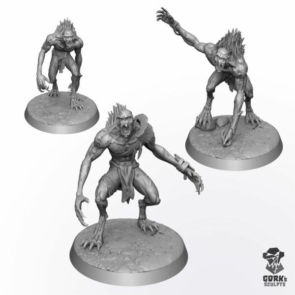 CRYPT TERRORS – Proxy compatible Crypt Haunter Courtier | Powerful 3-Pack for Flesh Eater Courts