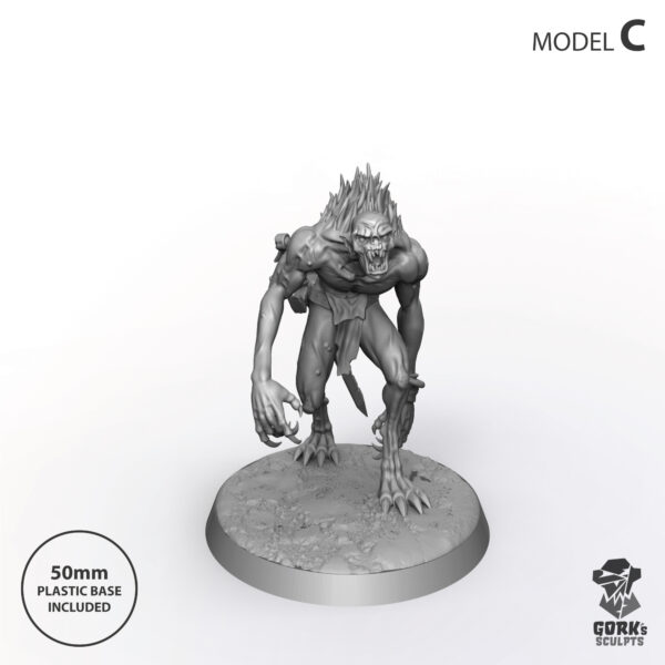CRYPT TERRORS – Proxy compatible Crypt Haunter Courtier miniatures for Flesh Eater Courts and Crypt Horrors