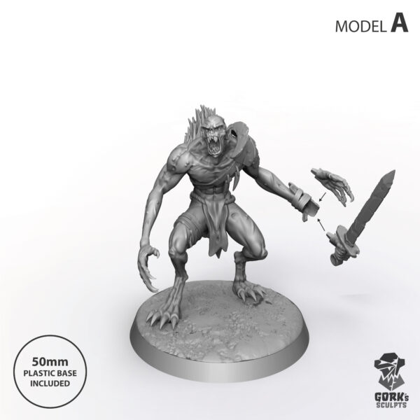 CRYPT TERRORS – Proxy compatible Crypt Haunter Courtier miniatures for Flesh Eater Courts and Crypt Horrors