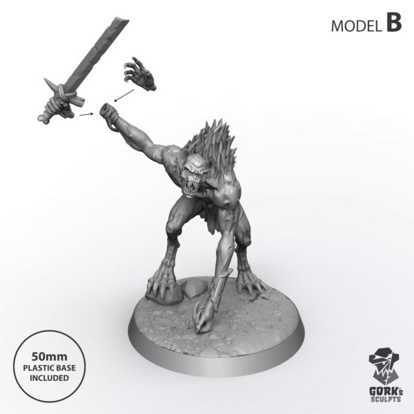CRYPT TERRORS – Proxy compatible Crypt Haunter Courtier miniatures for Flesh Eater Courts and Crypt Horrors