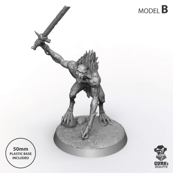 CRYPT TERRORS – Proxy compatible Crypt Haunter Courtier miniatures for Flesh Eater Courts and Crypt Horrors