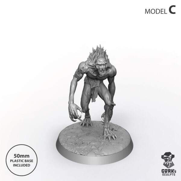 CRYPT TERRORS – Proxy compatible Crypt Haunter Courtier miniatures for Flesh Eater Courts and Crypt Horrors