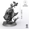Mother of Cave Monsters – Proxy Compatible Loonboss on Giant Cave Squig Resin Miniature