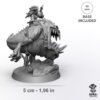 Mother of Cave Monsters – Proxy Compatible Loonboss on Giant Cave Squig Resin Miniature