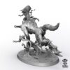 Proxy Neferata – Vampire Queen on Night Beast Resin Miniature for Wargames