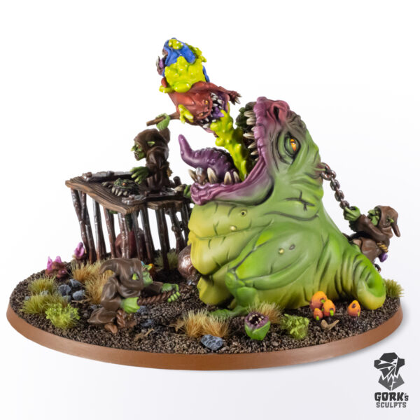 Spitting Cave Monster – Proxy Compatible Squig Gobba | Gloomspite Gitz Alternative Miniature