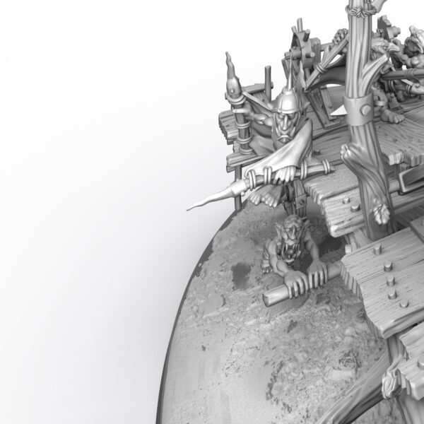 Goblin Catapult – Proxy Compatible Doom Diver Catapult miniature model