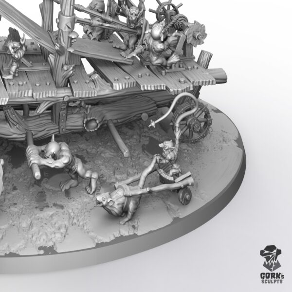 Goblin Catapult – Proxy Compatible Doom Diver Catapult miniature model